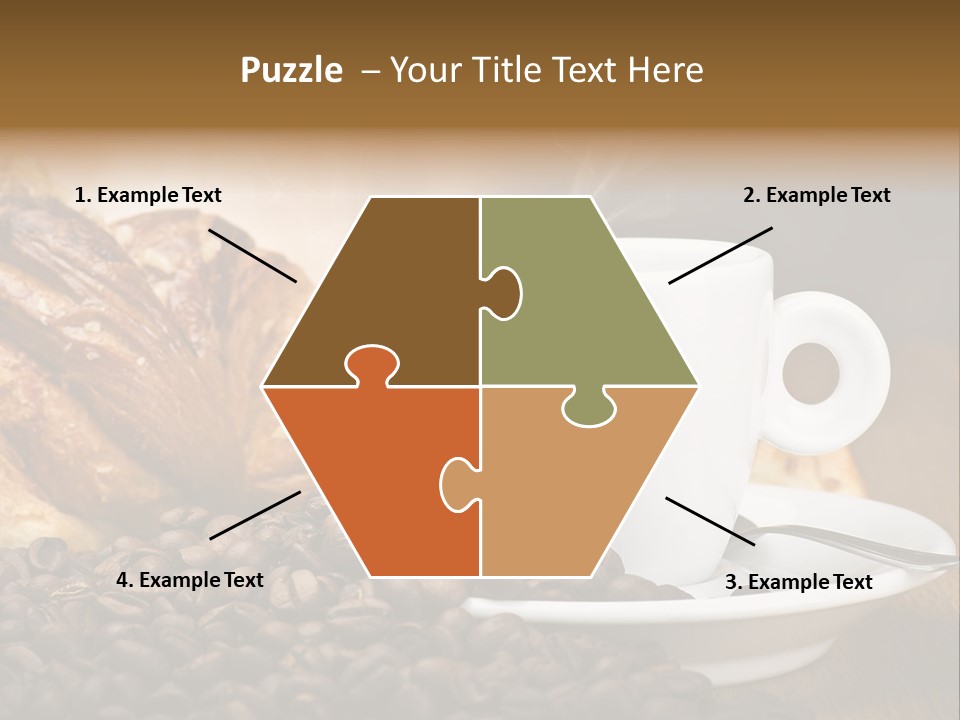 Art Close Up Croissants PowerPoint Template