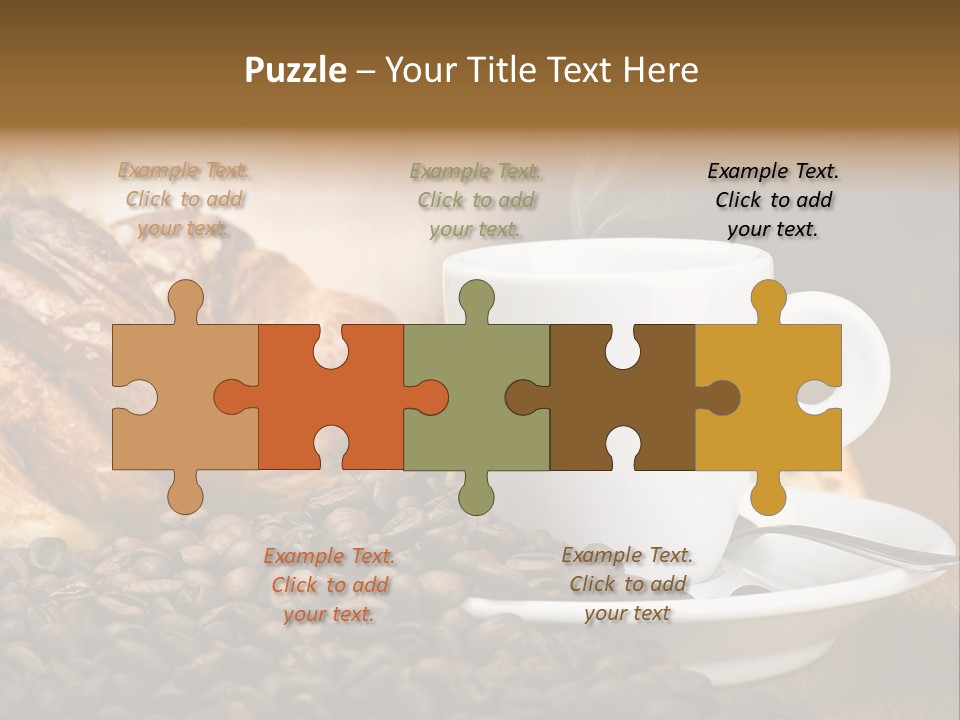 Art Close Up Croissants PowerPoint Template