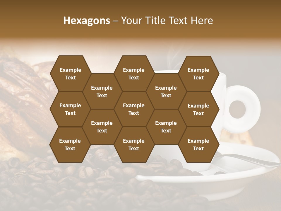 Art Close Up Croissants PowerPoint Template