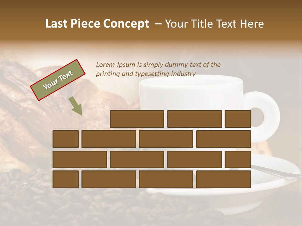 Art Close Up Croissants PowerPoint Template