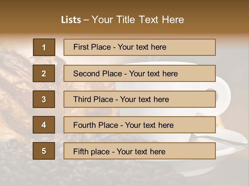 Art Close Up Croissants PowerPoint Template