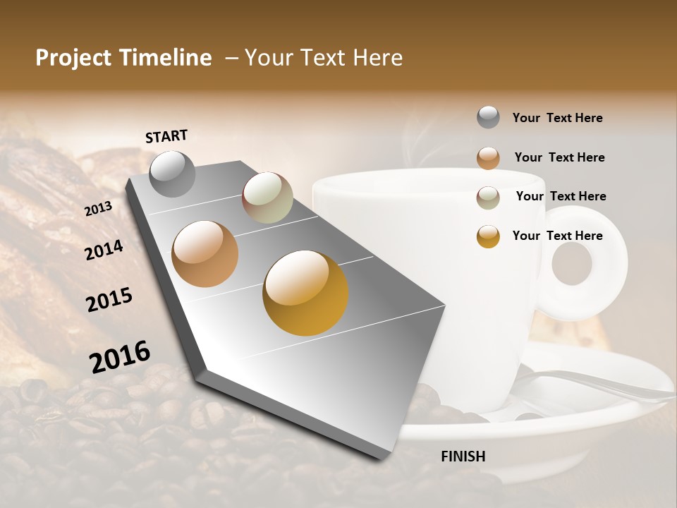 Art Close Up Croissants PowerPoint Template
