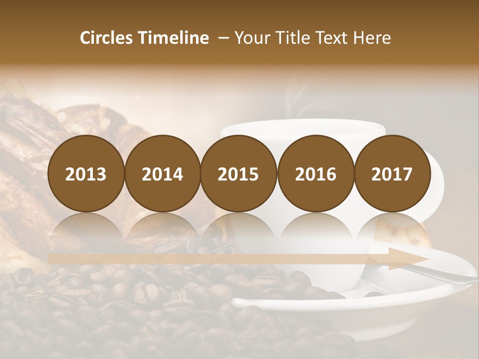 Art Close Up Croissants PowerPoint Template