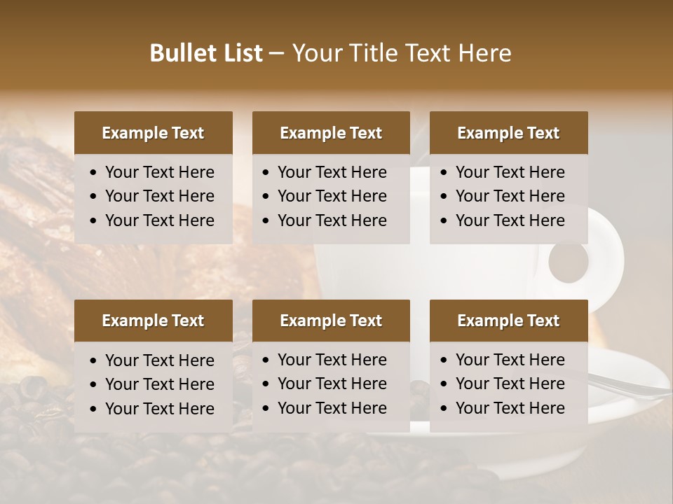 Art Close Up Croissants PowerPoint Template