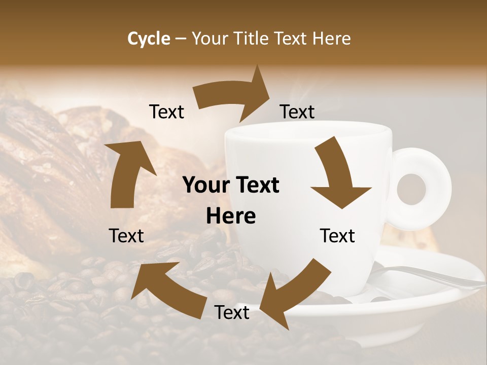 Art Close Up Croissants PowerPoint Template