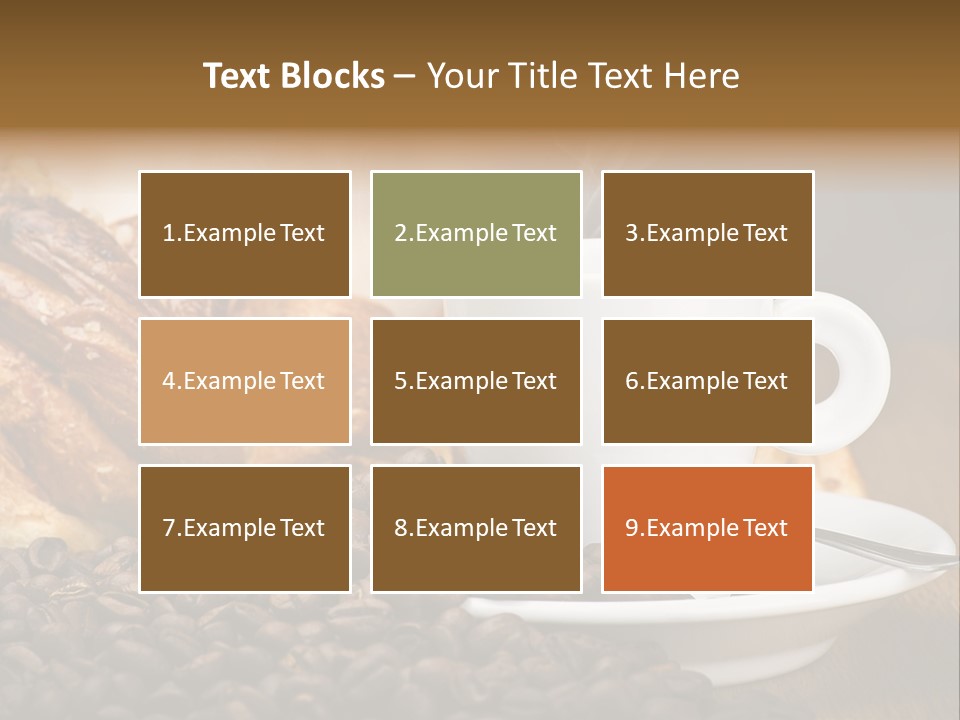 Art Close Up Croissants PowerPoint Template