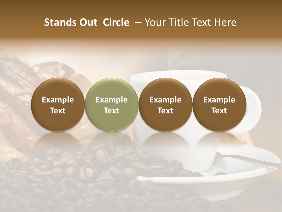 Art Close Up Croissants PowerPoint Template
