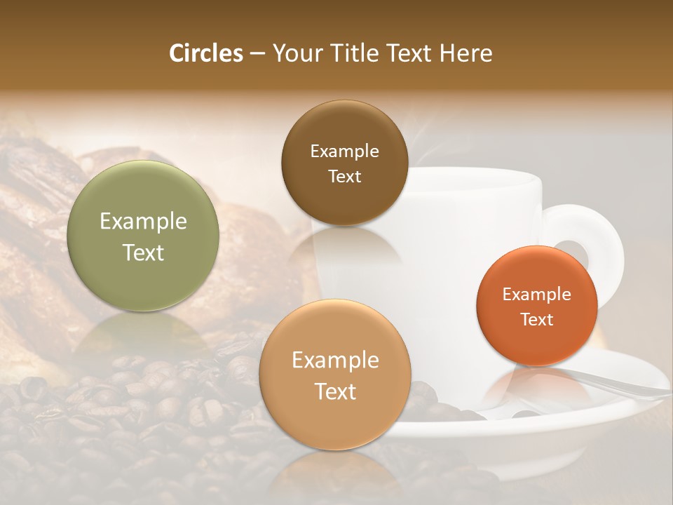 Art Close Up Croissants PowerPoint Template