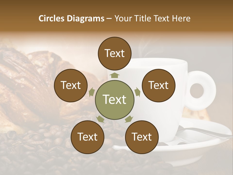 Art Close Up Croissants PowerPoint Template