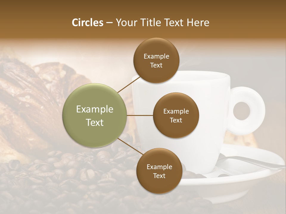 Art Close Up Croissants PowerPoint Template