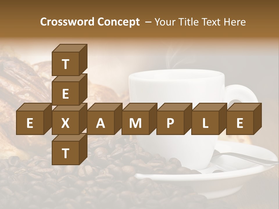 Art Close Up Croissants PowerPoint Template