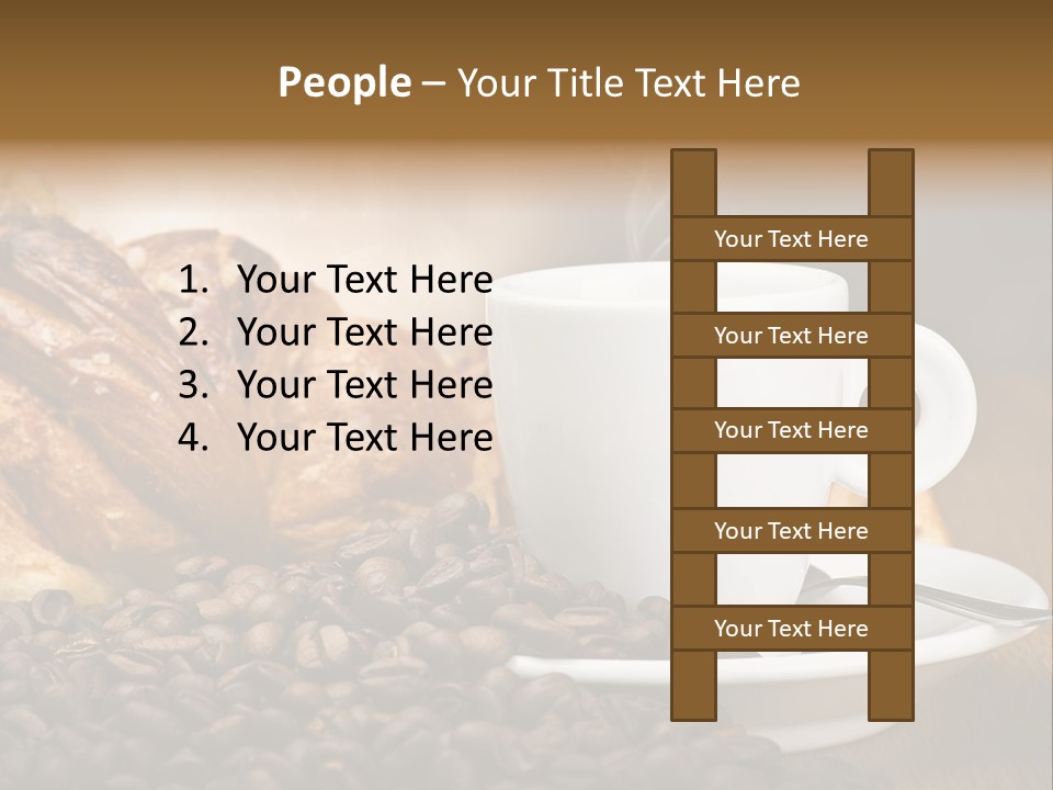 Art Close Up Croissants PowerPoint Template