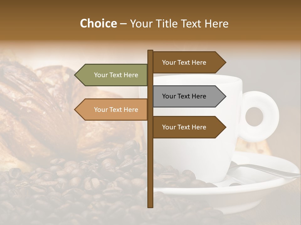 Art Close Up Croissants PowerPoint Template