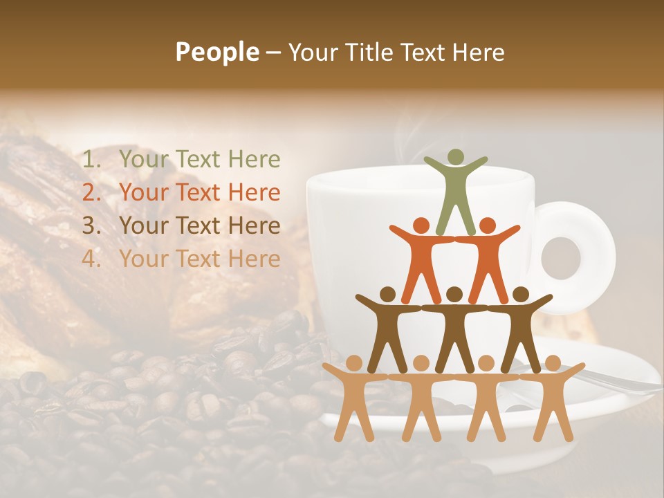 Art Close Up Croissants PowerPoint Template