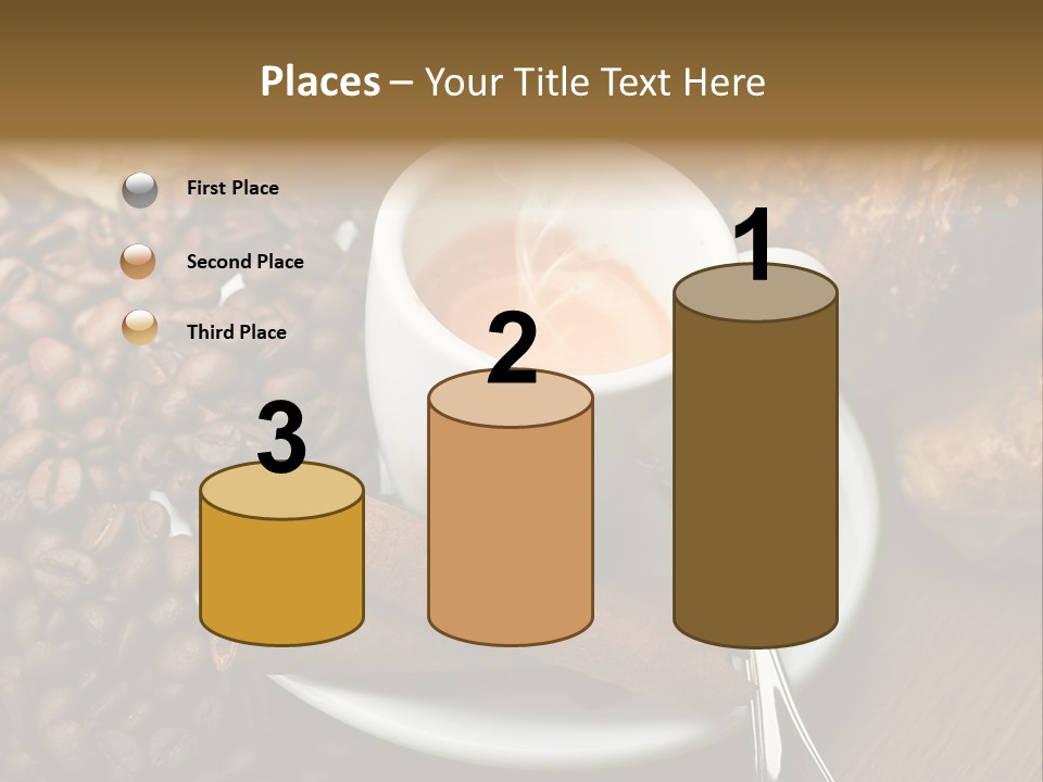 Bars Italian Cappuccino PowerPoint Template