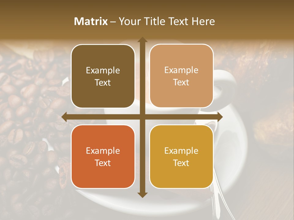 Bars Italian Cappuccino PowerPoint Template