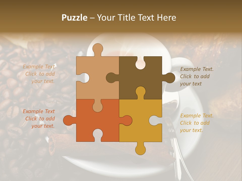 Bars Italian Cappuccino PowerPoint Template