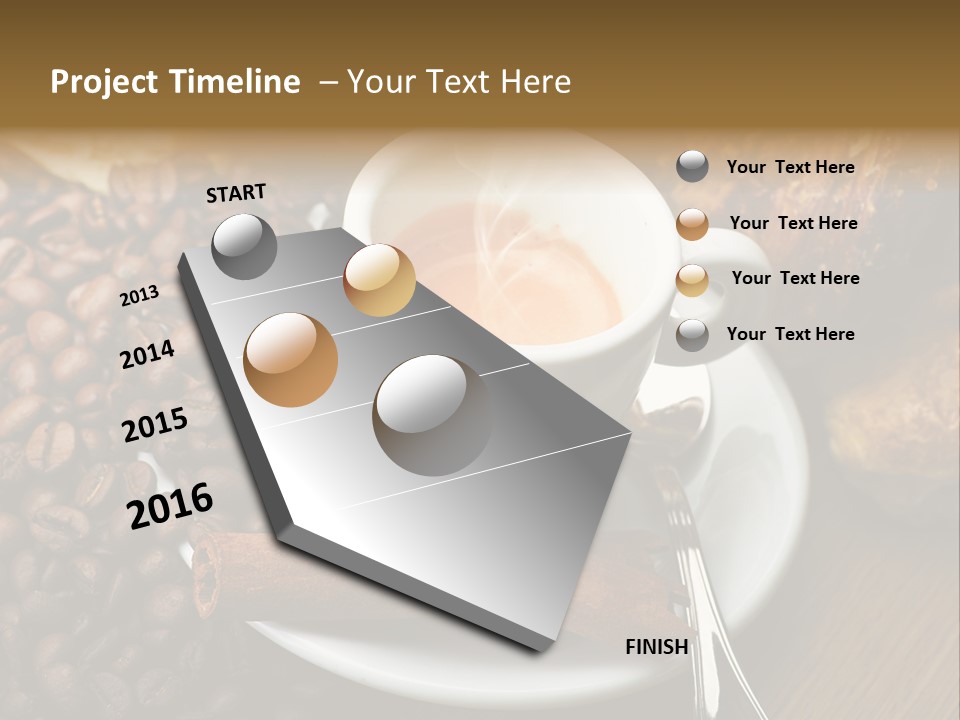 Bars Italian Cappuccino PowerPoint Template