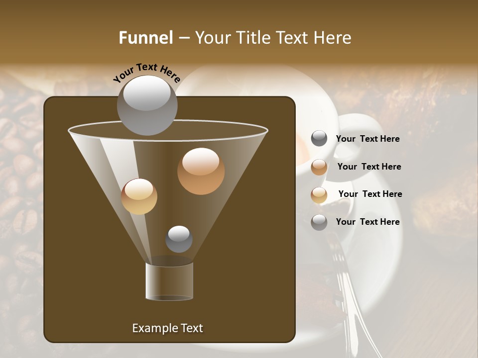 Bars Italian Cappuccino PowerPoint Template