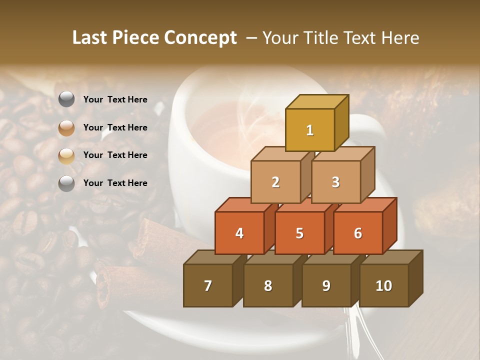 Bars Italian Cappuccino PowerPoint Template