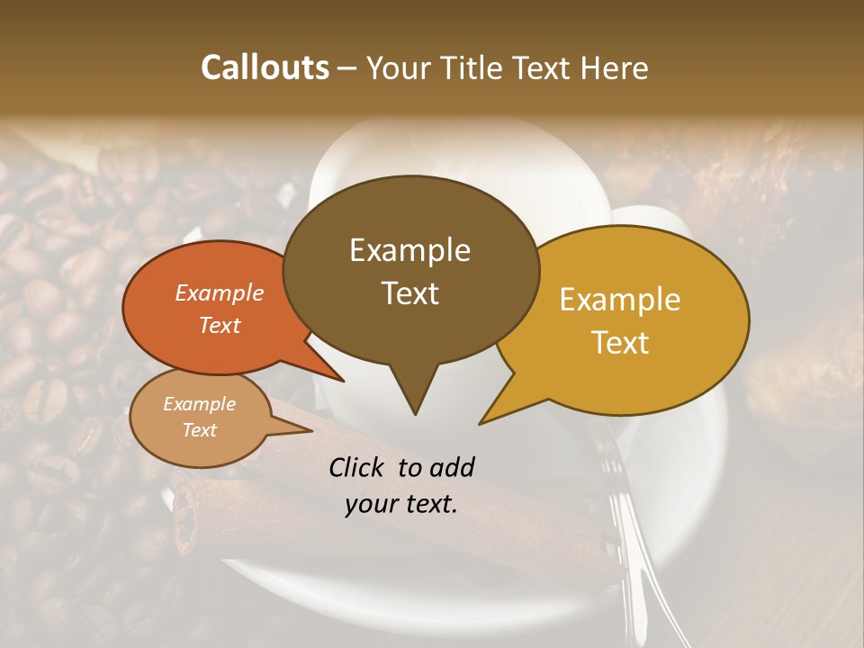 Bars Italian Cappuccino PowerPoint Template