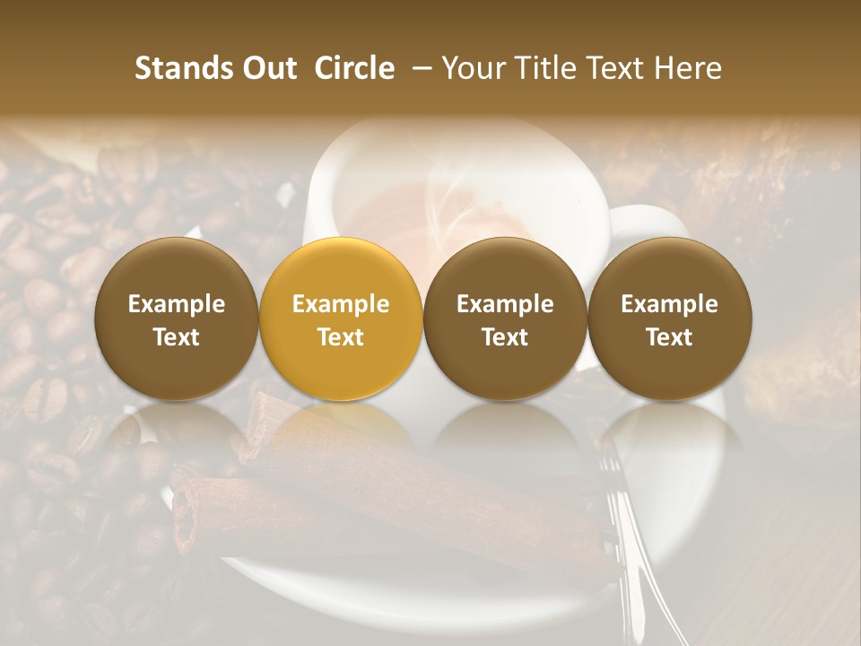 Bars Italian Cappuccino PowerPoint Template