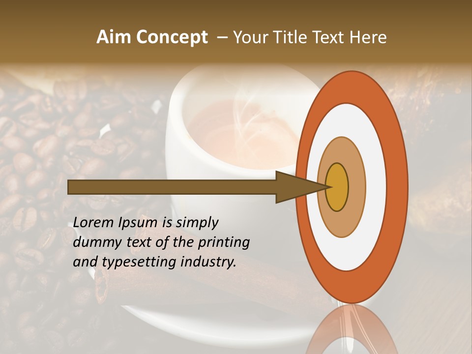 Bars Italian Cappuccino PowerPoint Template