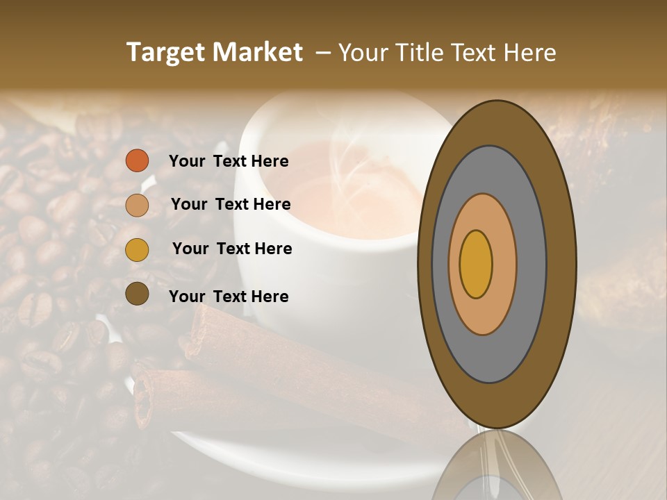 Bars Italian Cappuccino PowerPoint Template