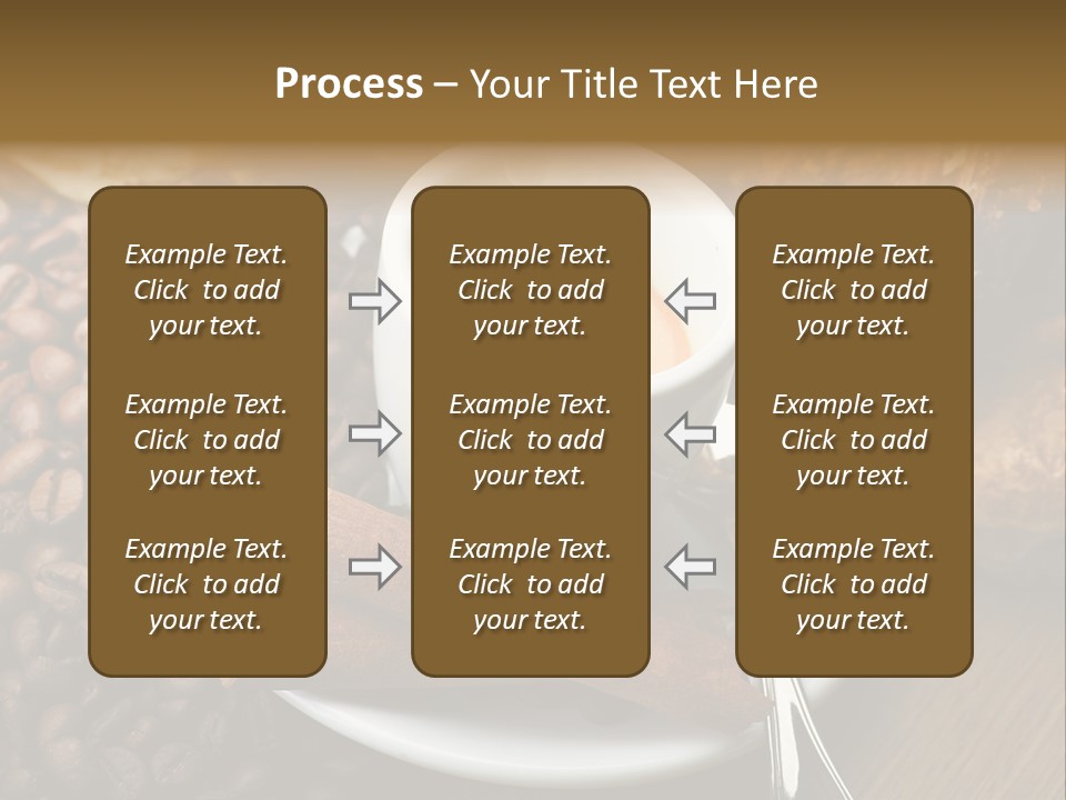 Bars Italian Cappuccino PowerPoint Template