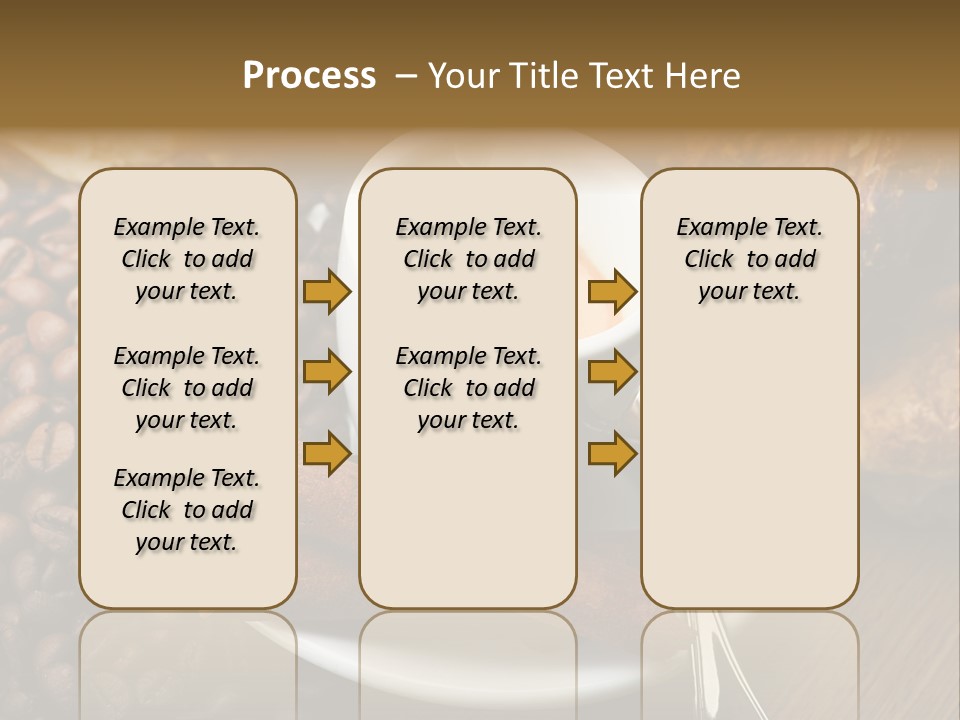 Bars Italian Cappuccino PowerPoint Template