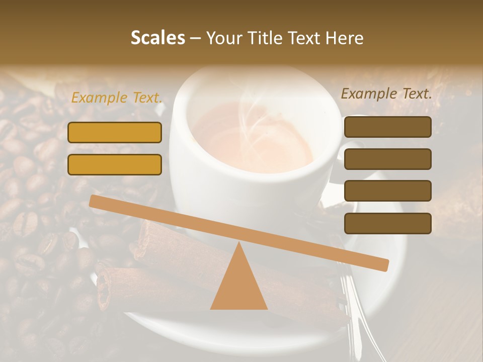 Bars Italian Cappuccino PowerPoint Template