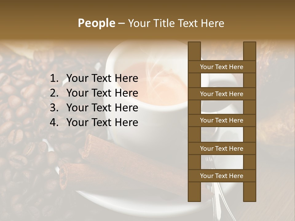 Bars Italian Cappuccino PowerPoint Template