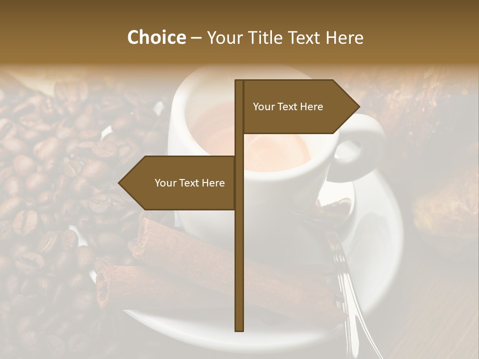 Bars Italian Cappuccino PowerPoint Template