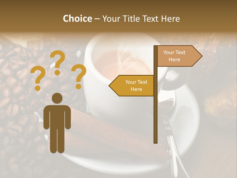 Bars Italian Cappuccino PowerPoint Template