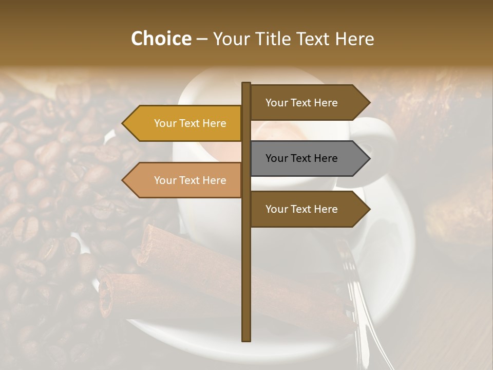 Bars Italian Cappuccino PowerPoint Template