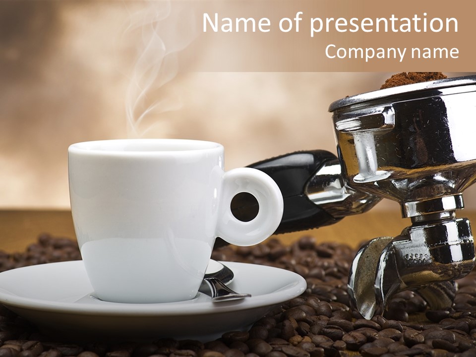 Mild Black Espresso PowerPoint Template