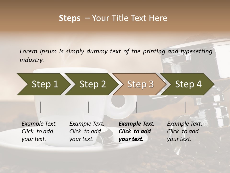 Mild Black Espresso PowerPoint Template