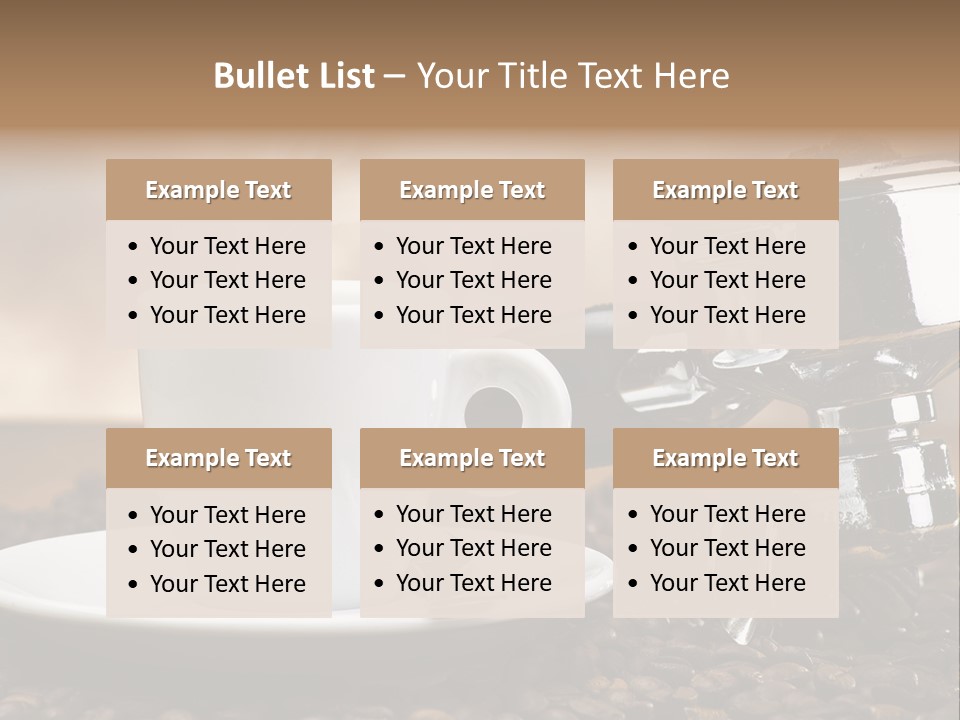 Mild Black Espresso PowerPoint Template