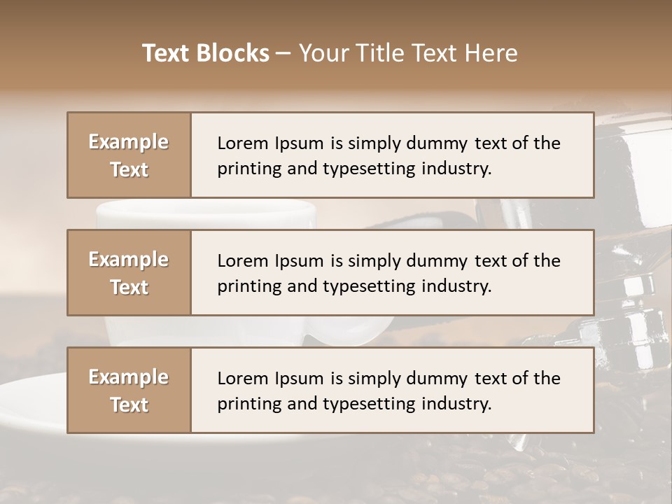 Mild Black Espresso PowerPoint Template