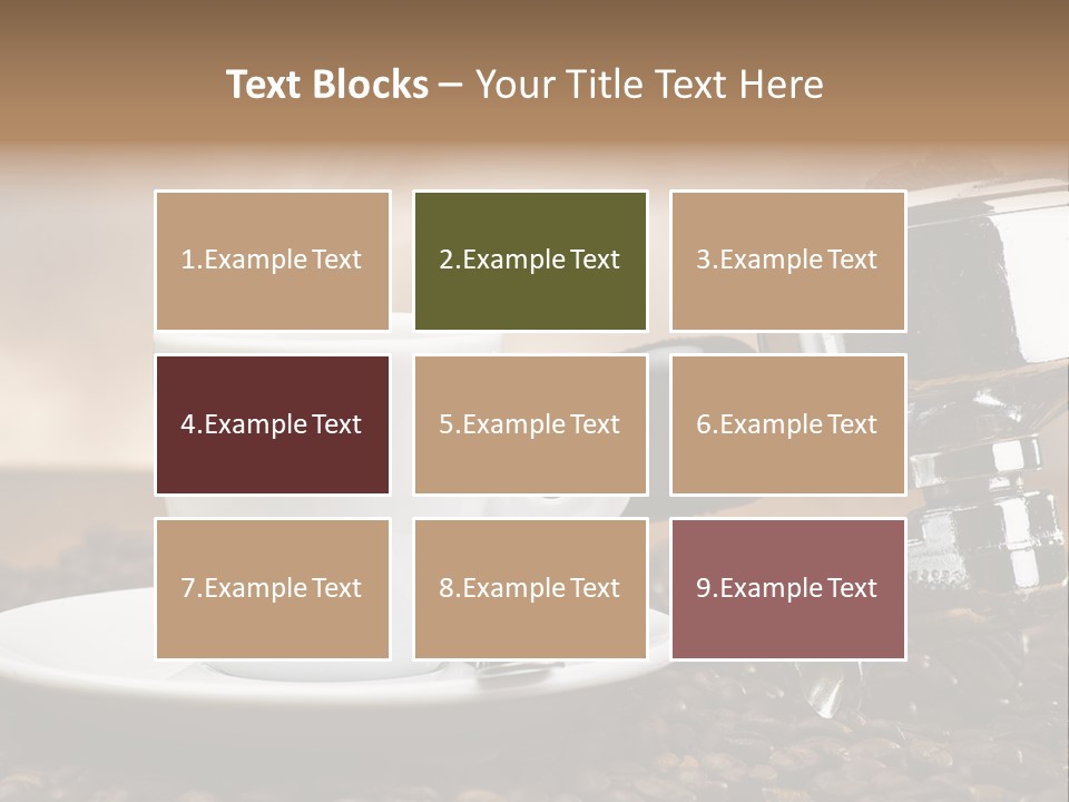 Mild Black Espresso PowerPoint Template