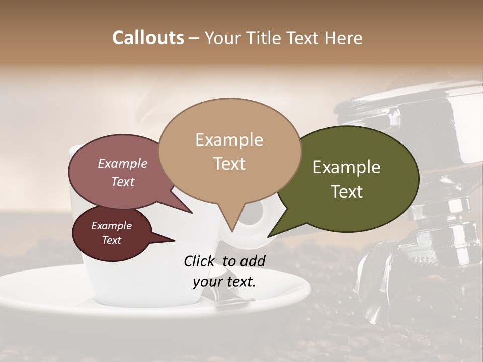 Mild Black Espresso PowerPoint Template