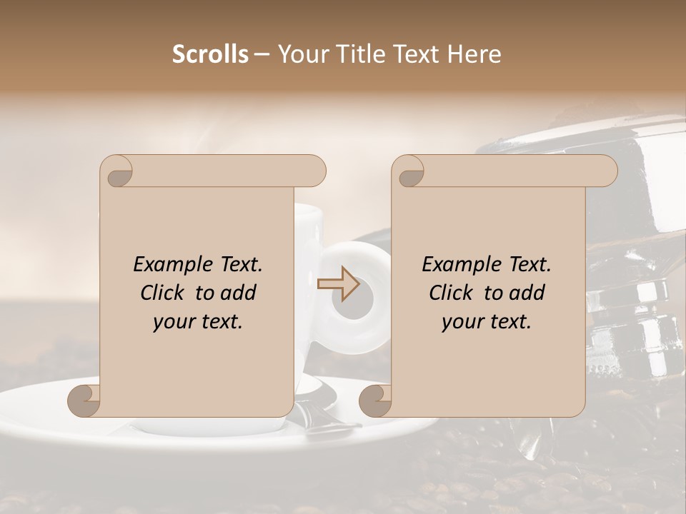 Mild Black Espresso PowerPoint Template