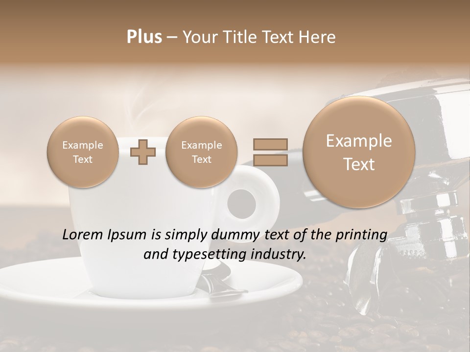 Mild Black Espresso PowerPoint Template