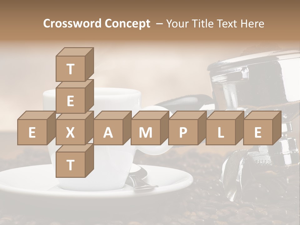 Mild Black Espresso PowerPoint Template