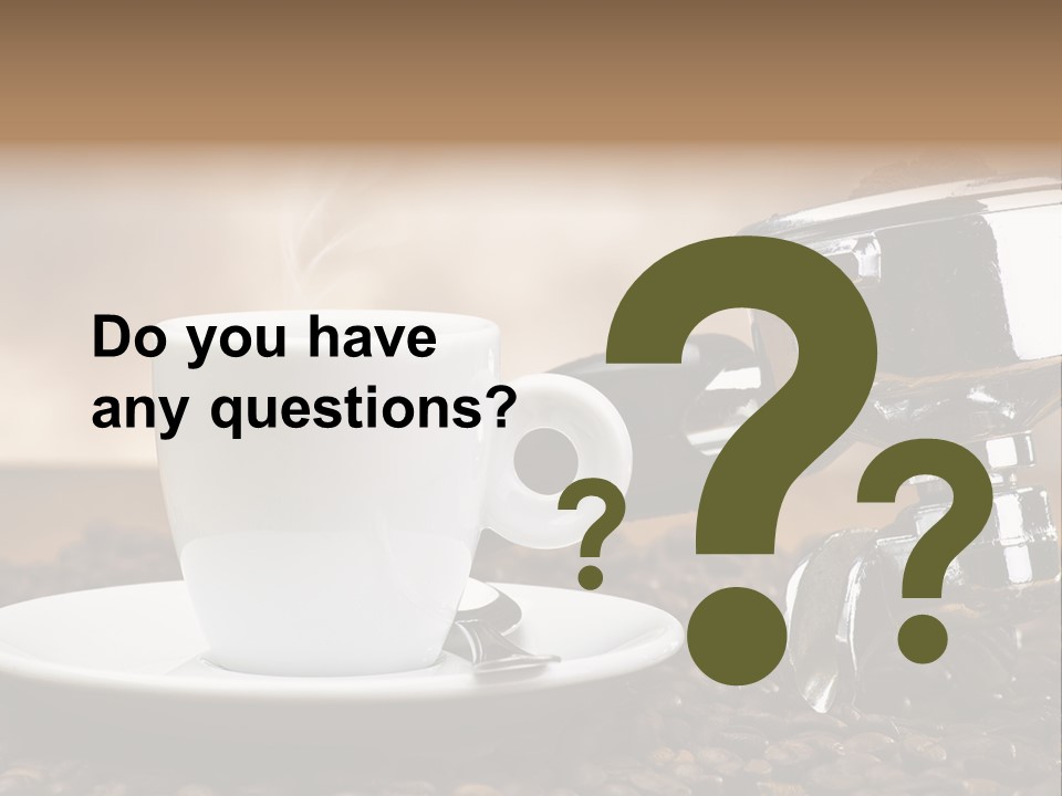 Mild Black Espresso PowerPoint Template