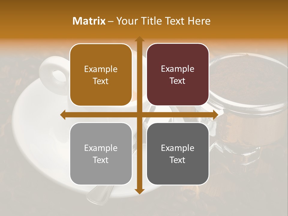 Grouphead Cup Mild PowerPoint Template