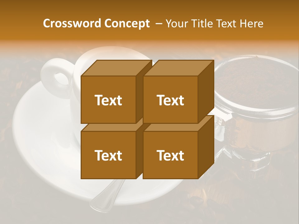 Grouphead Cup Mild PowerPoint Template