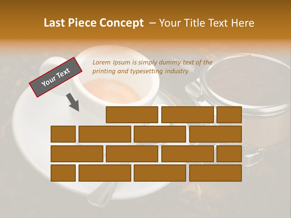 Grouphead Cup Mild PowerPoint Template