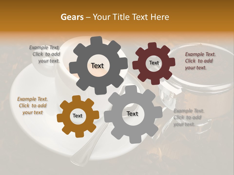 Grouphead Cup Mild PowerPoint Template