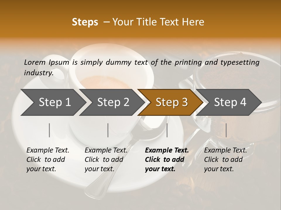 Grouphead Cup Mild PowerPoint Template